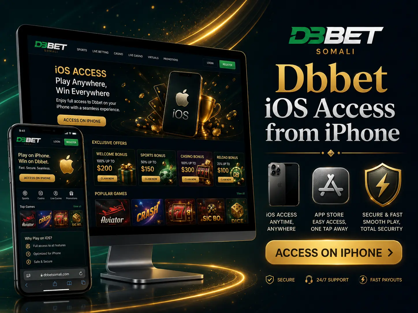 Dbbet iOS Access from iPhone