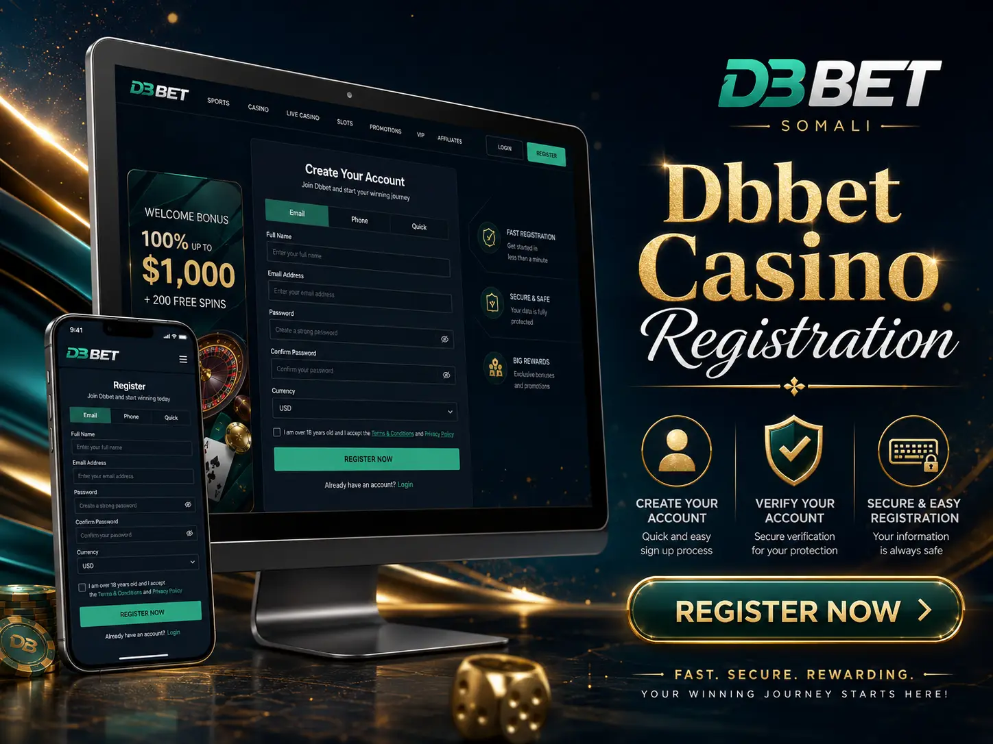 Dbbet Casino Registration