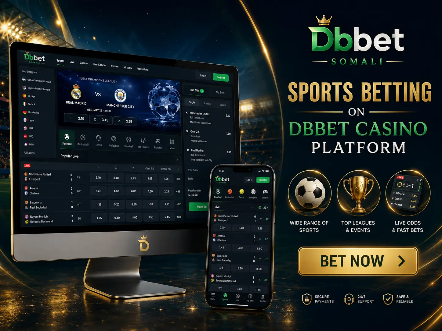 Sports Betting on Dbbet Casino Platform