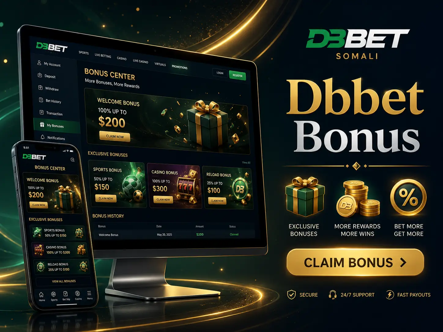 Dbbet Bonus Offers for New and Active Players